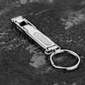 Miniatyrbillede 3 af 5: 1 stk. Foldbar Ultra-tynd bærbar rustfrit stål tåneglklipper trimmer saks manicure pedicure værktøj fingernegl