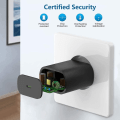 Miniatyrbild 4 av 11: USB C-laddningskontakt Snabb och säker telefonladdningsadapter för GalaxyS23, S22, S21, S20, S10, Note 20, A53, A52, A33 A7 White - EU