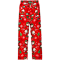 Miniatyrbild 1 av 4: Söta Cartoon Pyjamasbyxor för Kvinnor All Over Print Flanell Pyjamas Jul Halloween Varma Hemkläder Graffiti Byxor Style-5 Medium