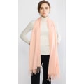 Miniatyrbillede 5 af 5: Dametørklæder Pashmina-sjal og -svøb til bryllupstørklæder til kvinder Vinter (Pink-2)