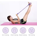 Miniatyrbillede 2 af 6: Multifunktionel modstandstræning 4 rør pedal sit-up træk reb fitness træner udstyr til ben fitness slanketræning purple