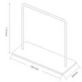 Miniatyrbillede 2 af 9: Øreringe Stativ Organizer Smykke Display Holder Transparent