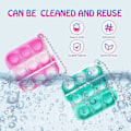 Miniatyrbild 2 av 5: 15 st Mini Pop Fidget Nyckelringar Party Favours, Silikon Squeeze Pop Bubble Fidget Bulk Sensory Toys, Pop Nyckelring Bubble Pop Toy Party Bag Fillers