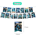 Miniatyrbilde 2 av 5: Avatar 2-tema bursdagsfestdekorasjoner Avatar 2 Pull Tab Cake Insert Ballonger Spiralhengere Fest