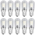 10 LED E12 glaslampor, små taklampor, 500LM, vägglampor för sovrum eller kontor, 220V