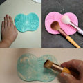 Miniatyrbillede 7 af 7: Silikon Makeupbørste Rengøringsværktøj Face brush F