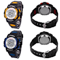 Miniatyrbillede 5 af 5: Mænds Studenter Mode Digital Multifunktionel Alarm Sports Armbåndsur Blue