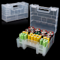Miniatyrbillede 1 af 5: Plastik batterikasse opbevaringspose Etui Organizer til AA AAA C one size