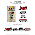 Miniatyrbillede 2 af 5: Mini Simulerings Damptog Træk-Tilbage Togmodel Diecasts Lokomotiv Legesæt Legetøj til Børn Drenge Piger red