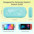 Miniatyrbild 2 av 5: Fodral för Nintendo Switch och nya Switch OLED-konsol, skyddande fodral för husdjurssittning
