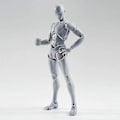 Miniatyrbilde 4 av 5: Actionfigur Tegnemodell, Tegnefigurer For Kunstnere Actionfigur Modell Menneskelig Mannequin Mann Kvinne 8.3 x 7.2 x 1.6 inches Male