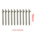 Miniatyrbillede 1 af 8: 10 stk./parti Ur Single Switch fjederstænger 16mm1.5mm Diameter