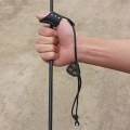 Miniatyrbild 3 av 5: 2X Bogskytte Tumring Finger för Jakt Recurve Båge Ko Hud Läder Skyddshandske