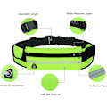 Pikkukuva 7 / 9: Juokseva vyölaukku Fanny Pack Vedenpitävä Flip-vyö Säädettävä Kuntoiluvöiden vyölaukku, joka sopii miehille ja naisille ulkoilmaan, kuntosalille, urheiluun ja matkustamiseen Blue