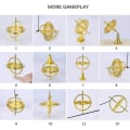 Miniatyrbild 4 av 5: Gyroskop i metall, antigravitationsleksak, gyroskopbalansleksak, pedagogisk present