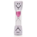 Miniatyrbillede 3 af 5: 3-pak børnetandbørstetimer, 2 minutters smiley timeglas, timeglas