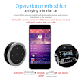 Miniatyrbilde 9 av 11: Fjernkontroll for ratt med trådløs Bluetooth 3.0 medieknapp for musikkavspilling, fjernkontroll for IOS/Android
