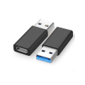Miniatyrbillede 1 af 3: 2-PAK USB-C til USB-A Adapter USB 3.0 Sort