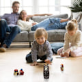 Miniatyrbild 3 av 5: Ryska Nesting Dolls - Trädockor i björnform, handgjorda, söta tecknade djurmotiv, 5-pack