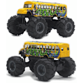 Miniatyrbillede 2 af 5: Skolebus Monstertrucks Støbt 1:43 Gul Legetøj Biler Modeller Metal Træk Tilbage Legekøretøjer Til Børn
