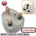 Reseadapter - EUROPA/ENGLAND - 2-pack - Inomhusbruk - Hona