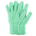 Miniatyrbillede 1 af 7: 2 stk. Støvhandsker i Mikrofiber - Mikrofiberhandsker til Mænd og Kvinder til Køkken, Hus, Persienner, Planter, Vinduer, Spejle, Lamper, Bilvask Cyan