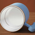 Miniatyrbilde 4 av 5: Ergonomisk 400ml Automatisk Rørekrus for Kaffe med Måleskala og USB Oppladbar Design for Praktisk Bruk - Blå Blue