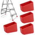 Gummistegsfötter - XVX - 4-pack - Mått 50x20 mm - Slitstarkt gummi - Halkfri