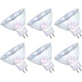 Miniatyrbilde 1 av 4: MR16 Halogenpære 50W 12V GU5.3 Spotlights for Taklampe Dimbar, 4000 Timer Ekstra Lang Levetid, 3000K Varm Hvit, 6 Pakning