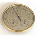 Miniatyrbild 2 av 5: Barometer, väderstation med barometer och hygrometertermometer, 3-i-1 väggmonterad analog väderstation för inomhusbruk