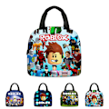 Miniatyrbillede 2 af 8: ROBLOX Frokostpose Bento Box Isoleret Picnicpose Børnegave Skole A