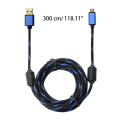 Miniatyrbilde 8 av 8: 3M Micro USB-laderkabel for ekstra lang for Play-ladingkabel for Xbox One-kontroller Power Charge Cor