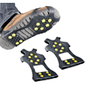 Miniatyrbilde 1 av 5: Isbrodder for sko og støvler, is-snøgrep for å gå antislip, vinter snø is klamper trekkraft kramper sko deksel sko størrelse: W 13-16/M 11-14