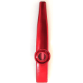 Miniatyrbilde 4 av 4: Kazoo-instrument 3 membraner aluminiumlegering kazooer festgave instrumental akkompagnement-rød