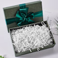 Miniatyrbild 4 av 5: Sinknap Raffiapapper Färgglatt Dekorativt Miljövänligt Presentförpackningsmaterial Raffia Strimlat Papper För Fest Black
