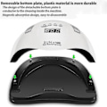 Miniatyrbillede 3 af 5: 180w X7 Max Dobbelt UV LED-lampe Neglelampe