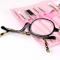 Miniatyrbillede 5 af 9: Forstørrelsesglas Makeup Briller Flip Down Linser Sort Stel Strength 3.00
