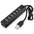 Miniatyrbild 1 av 5: 7-portars USB-hubb med höghastighetsutbyggnad för PS3, Xbox, Wii, PC, MAC, bärbar dator, anteckningsbok, Mac Book, NetBook, surfplatta, flik