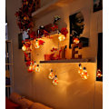 Miniatyrbild 4 av 5: Varmvit 10 LED-lampsträngslampor, batteridrivna lönnlöv ljusslingor för inomhus/utomhus trädgård sovrum födelsedagsfest DIY-dekorationer