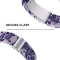 Miniatyrbilde 2 av 4: Utskiftbar klokkereim for Garmin Vivoactive 4, 22 mm, vanntett harpiksreim - Blekk Svart Rosa Multicolor Style T Garmin Vivoactive 4