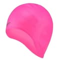 Vuxna elastiska vattentäta simmössor stora silikon dykhattar rosa