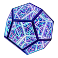 Miniatyrbild 1 av 5: Infinitex Dodekaeder Färgkonstlampa