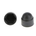 Pikkukuva 4 / 5: 22x10kpl M6 Musta Kupoli Pultti Mutteri Suojahatut Kansi Kuusikulmio Ruuvit M6x10mm