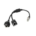 RJ45 Ethernet-delare Adapterkabel 1 till 2 Portar Adapterkabel LAN Ethernet