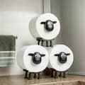 3-pak Toiletpapirholder Dyrsæt Lam Design Badeværelsesorganisator (LGL)