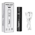 Hot sælgende genopladelig digital display skærm neglekunst lys skærm negle bage lampe UV lys terapi maskine mini bage lampe Black