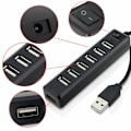 Miniatyrbild 2 av 5: 7-portars USB-hubb med höghastighetsutbyggnad för PS3, Xbox, Wii, PC, MAC, bärbar dator, anteckningsbok, Mac Book, NetBook, surfplatta, flik