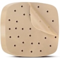 Miniatyrbillede 1 af 5: 100 stk. firkantede perforerede bagepapir til Airfryer 21,5*21,5cm