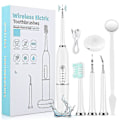 Pikkukuva 2 / 5: Sähköinen Hammaspuhdistussarja Hammaskiven Poistaja Tahranpoistaja Hammaspuhdistussarja 5 Tilaa Latautuva White Toothbrush