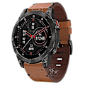 Miniatyrbild 1 av 5: 22mm Läder Armbandsur med Stålspänne För Garmin Epix Gen 2 Black